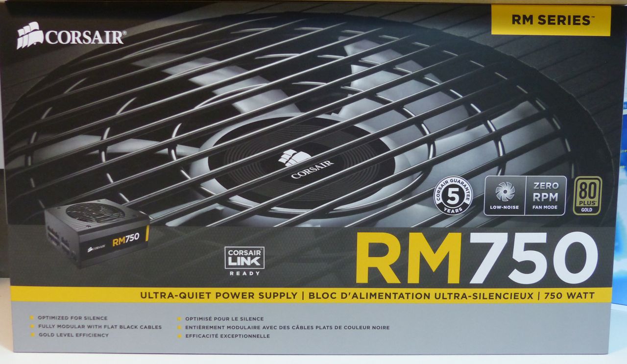 Corsair RM750 Ultra Quiet Power Supply Unit
