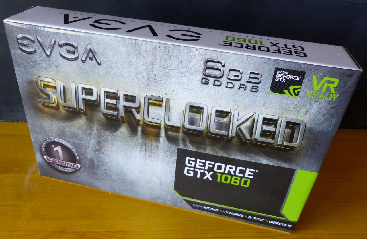 EVGA GeForce GTX 1060 SC 6GB GDDR5