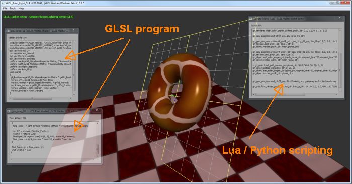 GLSL Hacker - Live coding