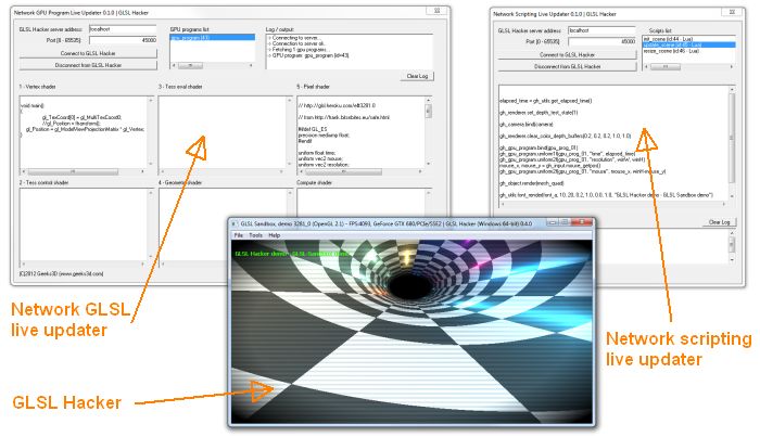 GLSL Hacker - Live coding