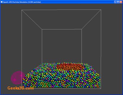 NVIDIA OpenCL SDK - OpenCL Particle Collision Simulation
