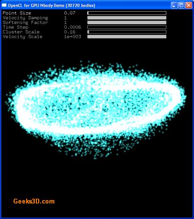 NVIDIA OpenCL SDK - OpenCL N-Body Physics Simulation