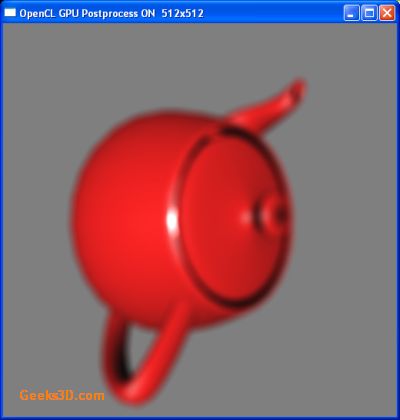 NVIDIA OpenCL SDK - OpenCL Post-Process OpenGL-Rendered Image 