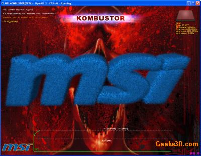 MSI Kombustor - GPU stress test