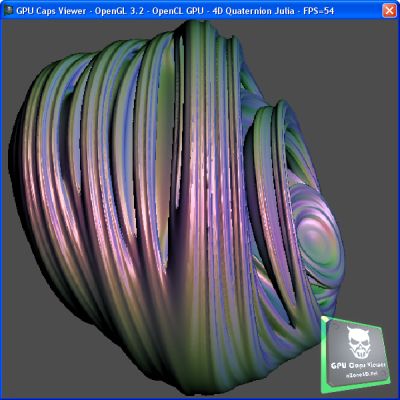 OpenCL 4D Quaternion Julia demo