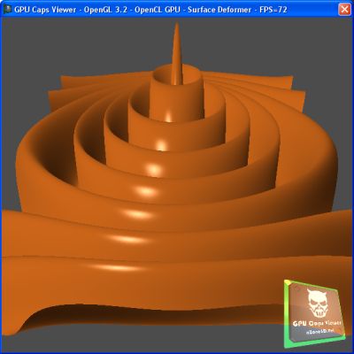 OpenCL Surface Deformer demo