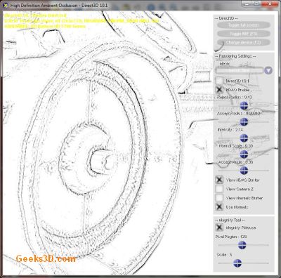 HDAO buffer visualization