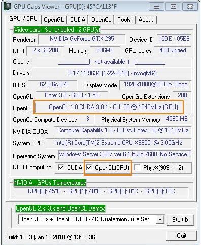 GPU Caps Viewer