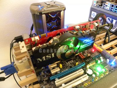 MSI N9600GT Diamond - Geeks3D testbed