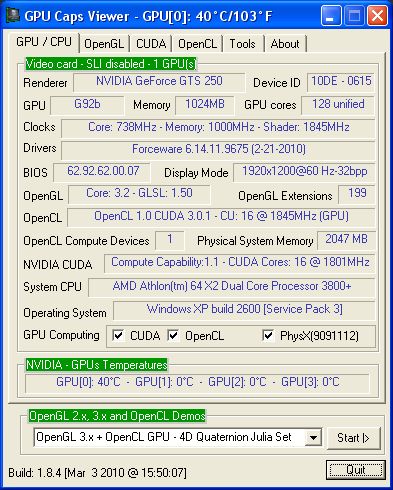 GPU Caps Viewer 1.8.4