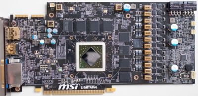 MSI R5870 Lightning: 15-phase power supply