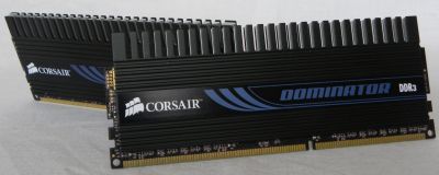 Memory: Corsair Dominator DDR3 CM3X2G1600C9D6