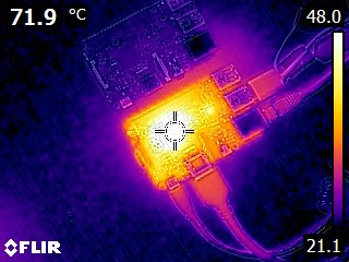 Raspberry Pi 2 stress test - thermal imaging