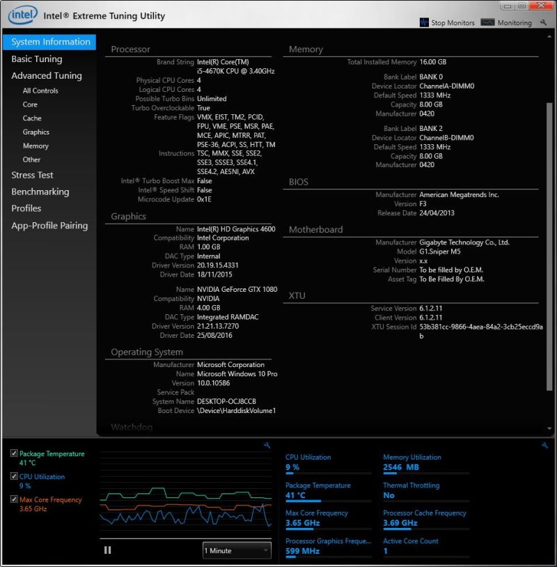 intel extreme tuning utility windows 8.1 64 bit