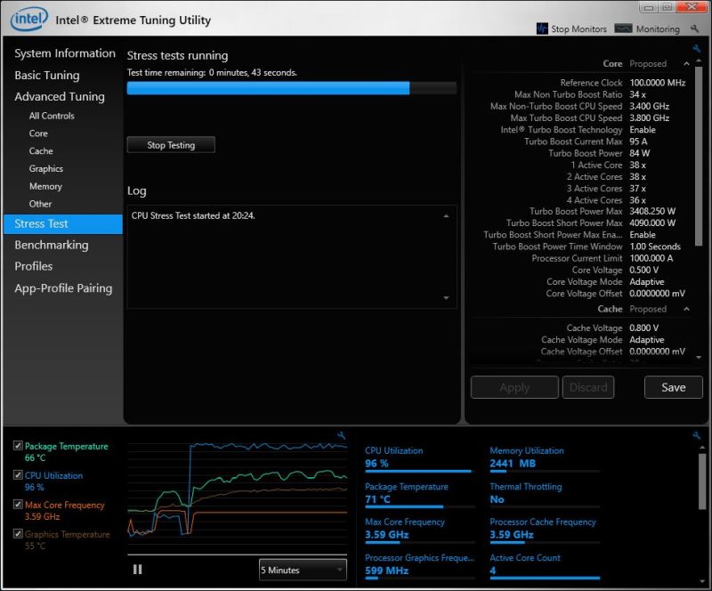 intel extreme tuning utility