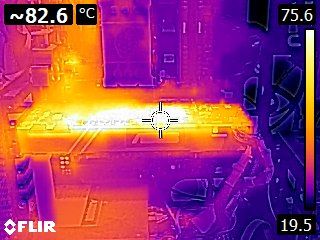 ASUS GeForce GTX 1080 TURBO - Thermal imaging - stress test