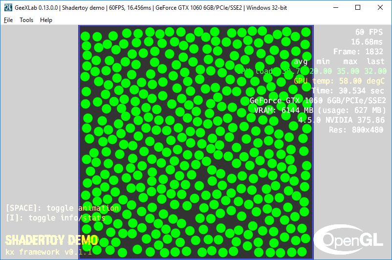 Shadertoy Multipass Demos Ported to GeeXLab