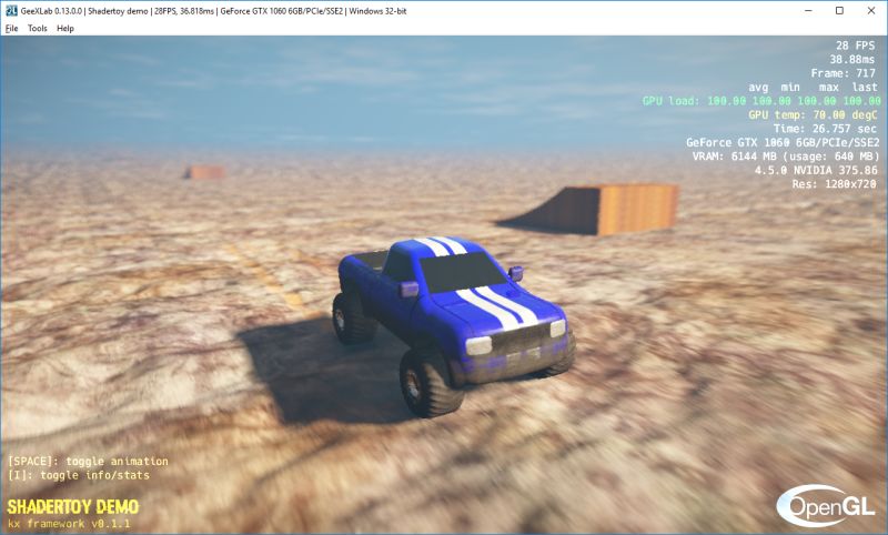 Shadertoy Multipass Demos Ported to GeeXLab