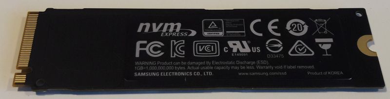 Samsung NVMe SSD 960 PRO M.2 512GB