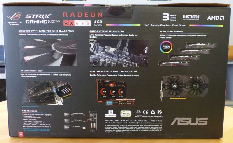 ASUS Radeon RX 470 Strix 4GB