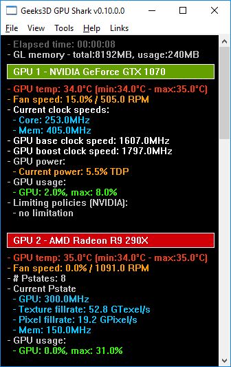 GeForce GTX 1070 + Radeon R9 290X