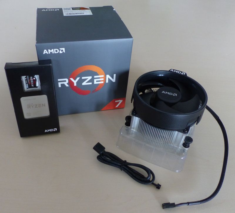 AMD Ryzen 7 1700 + Wraith Spire