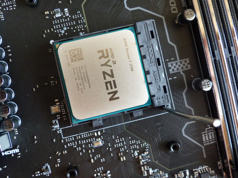 AMD Ryzen 7 1700 + MSI X370 Gaming Pro Carbon motherboard