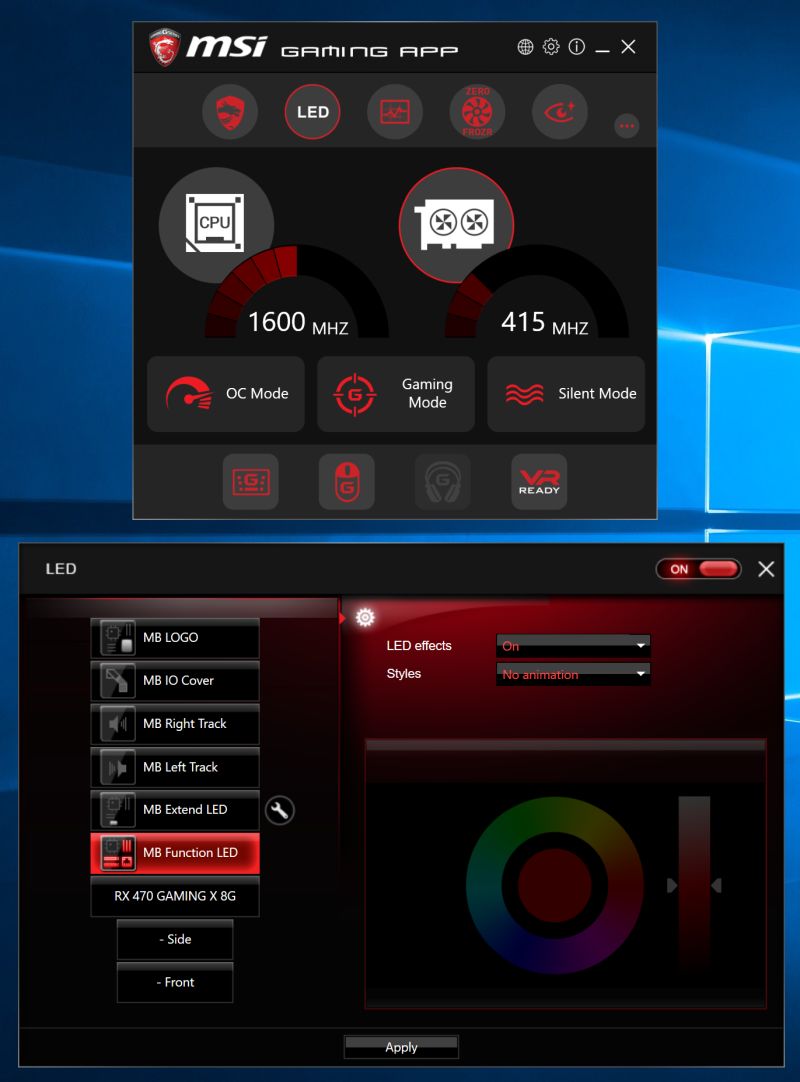 MSI Gaming APP