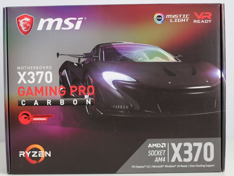 MSI X370 Gaming Pro Carbon Motherboard