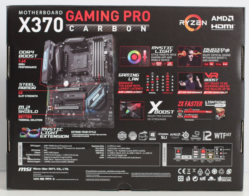 X370 Gaming Pro Carbon Motherboard The World Leader In Motherboard Design Msi Global