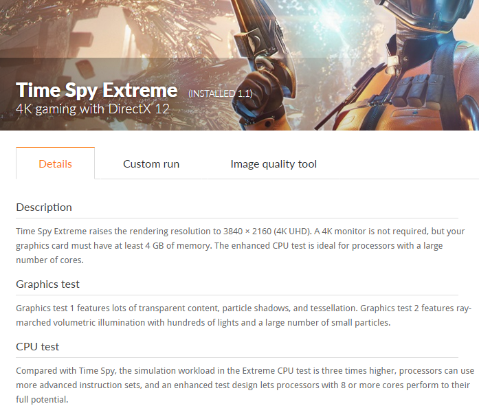 3DMark Time Spy Extreme 4K