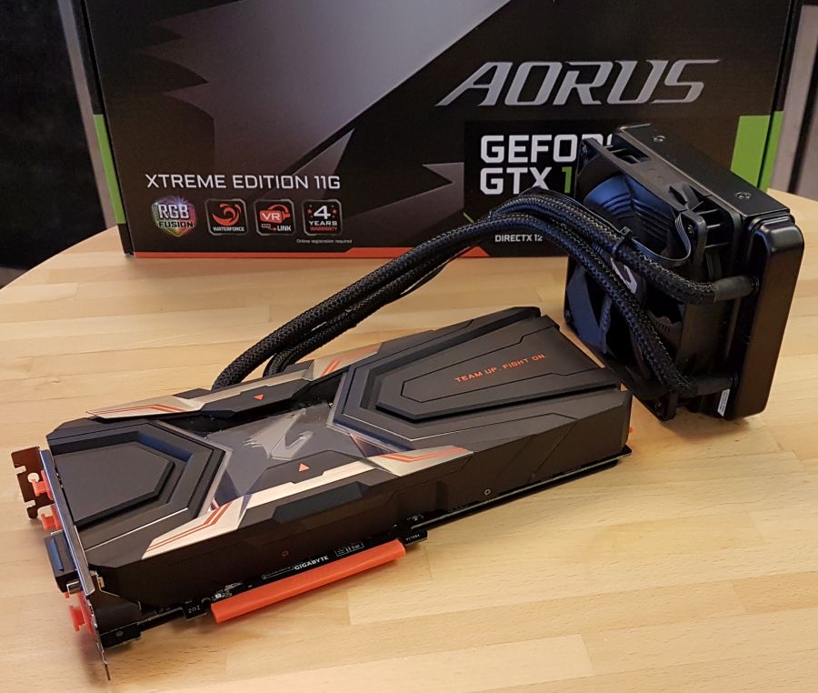 Unboxing) AORUS GeForce GTX 1080 Ti Waterforce Xtreme Edition 11GB