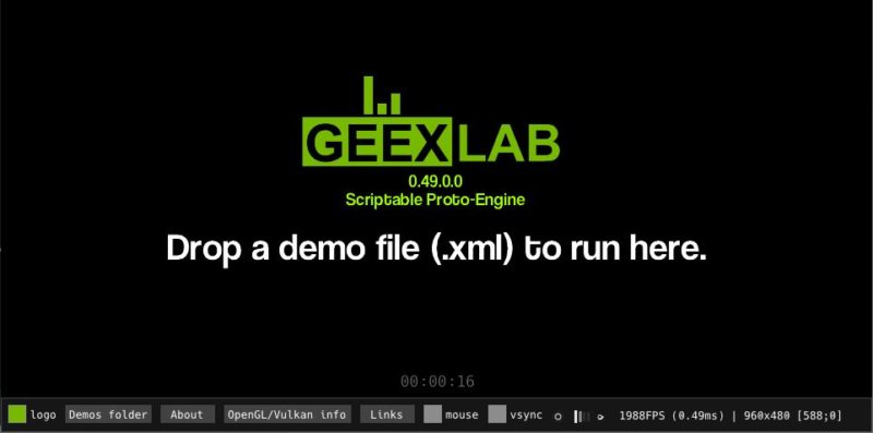 GeeXLab 0.49 scriptable proto-engine