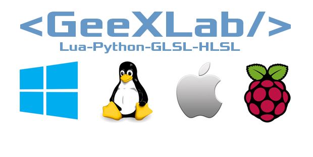 GeeXLab - Windows, Linux, macOS and RPi