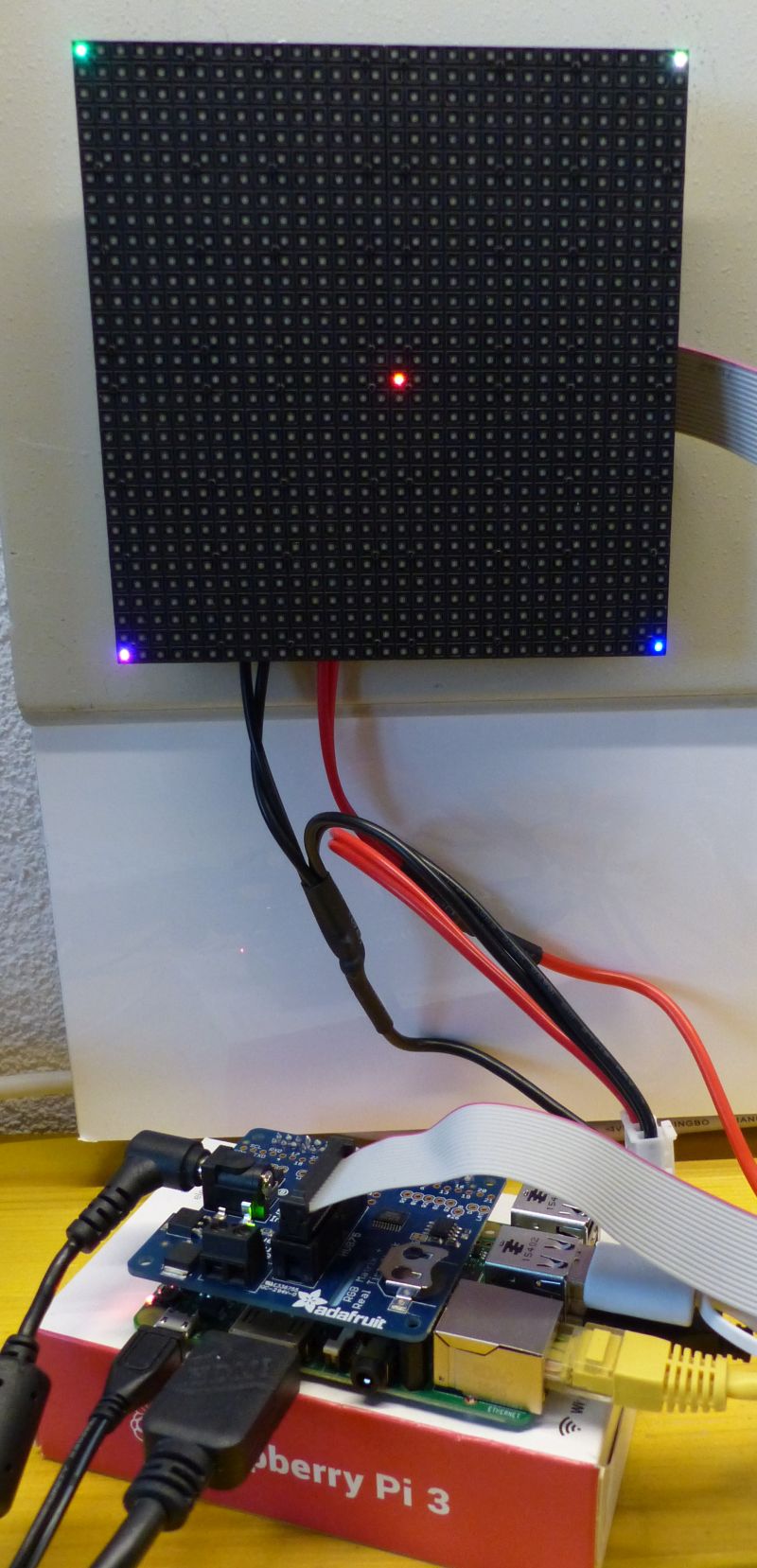 Drawing Simple Graphics on a RGB LED Matrix Panel with a Raspberry Pi and GeeXLab