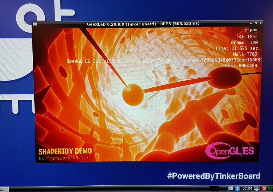 ASUS_Tinker Board - GeeXLab - Shadertoy demo