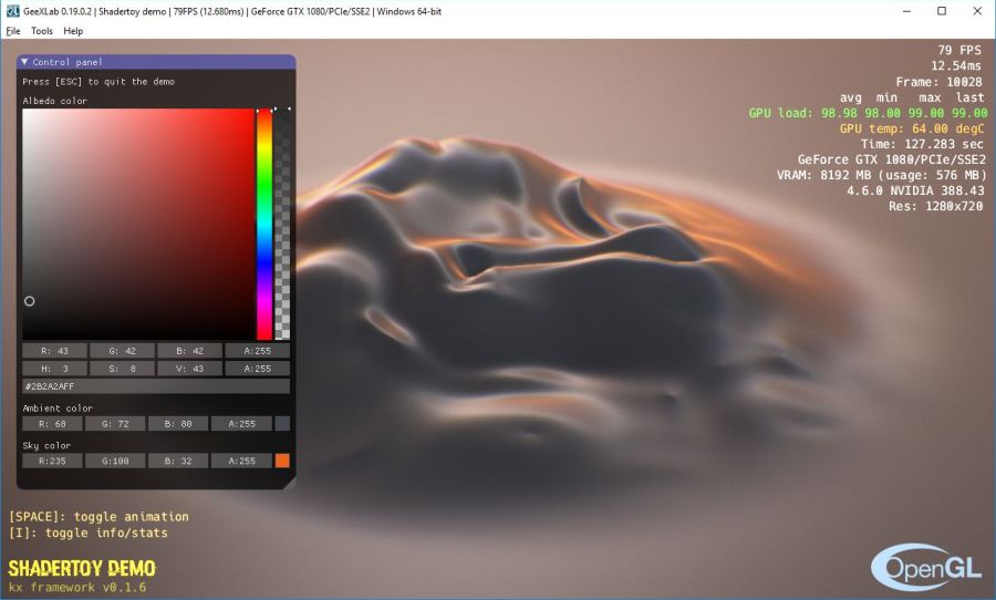 Shadertoy to GeeXLab - Goo