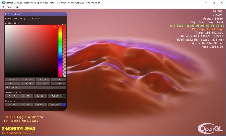 Shadertoy to GeeXLab - Goo