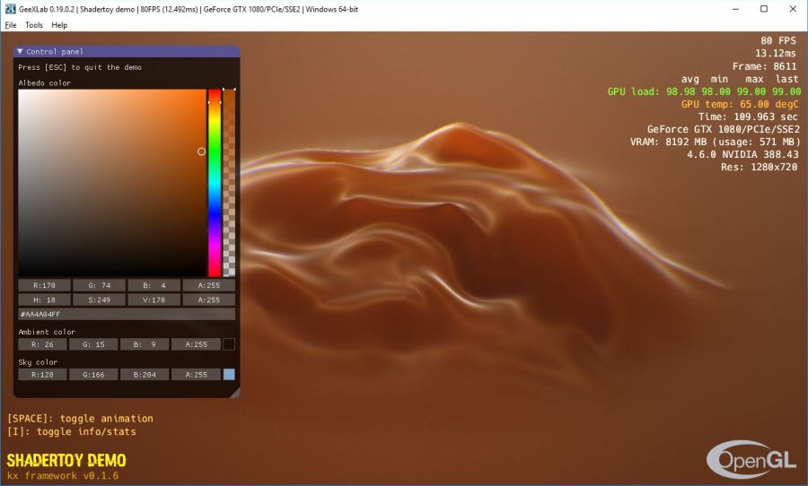 Shadertoy to GeeXLab - Goo