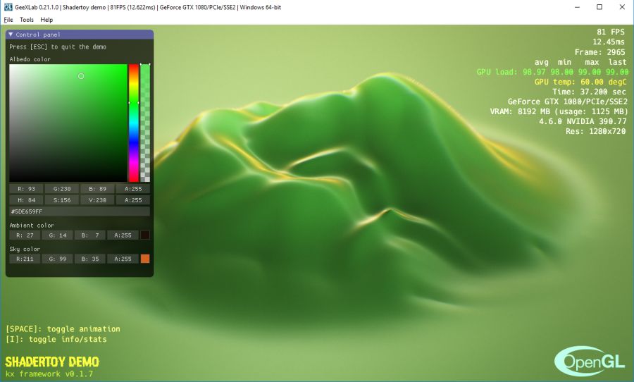 Shadertoy to GeeXLab - Goo