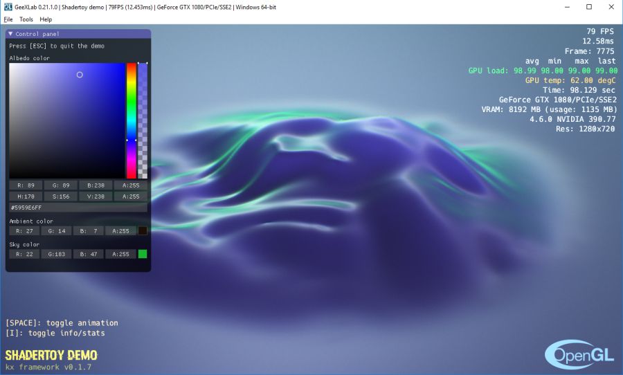Shadertoy to GeeXLab - Goo