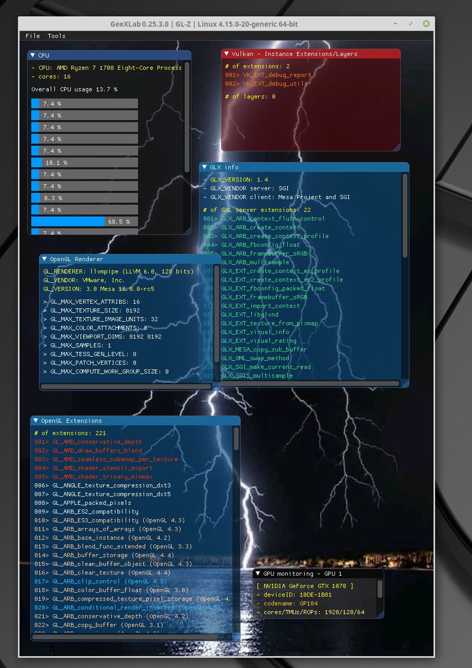 Linux Mint 19 TARA - GL-Z + mesa nouveau driver