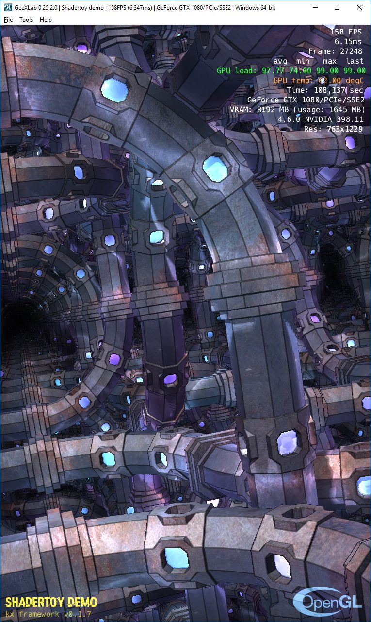 (Shadertoy to GeeXLab) Dual 3D Truchet Tiles