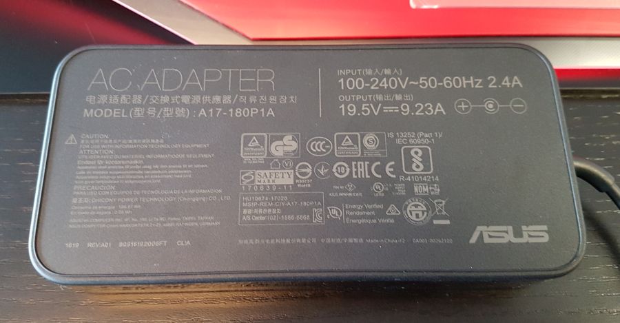 ASUS ROG Strix GL703G SCAR Edition Gaming Notebook - Power supply unit