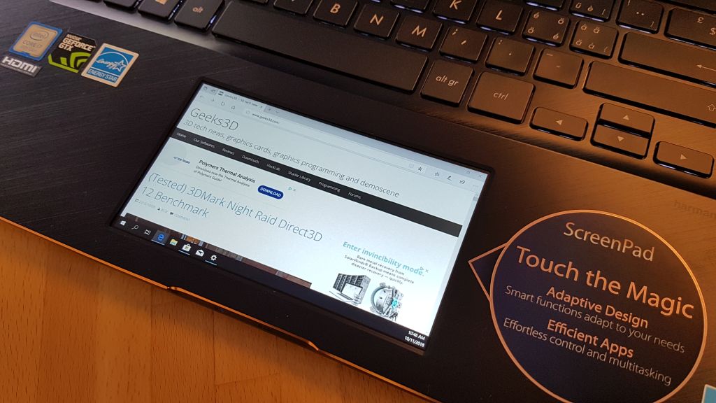 ASUS ZenBook Pro UX580G - Notebook with ScreenPad