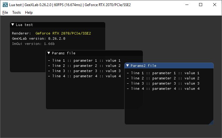 GeeXLab - memory buffer example