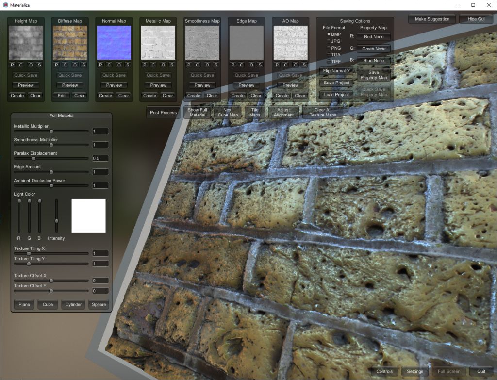 Materialize 1.78 texture utility - pbr, texturing, gamedev