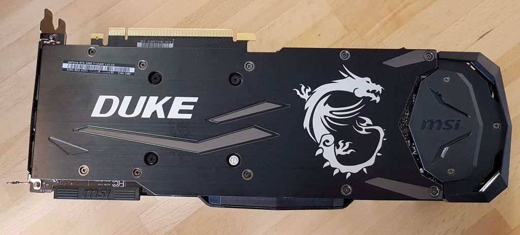 MSI GeForce RTX 2080 Ti Duke 11GB GDDR6 OC