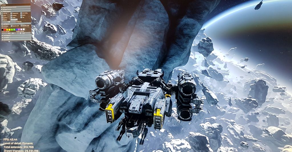 NVIDIA Asteroids Demo - GeForce RTX