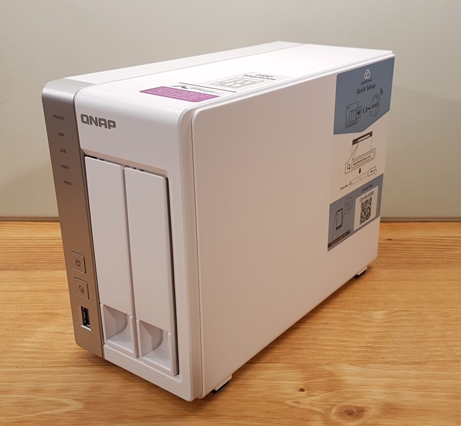 QNAP TS-231P2 NAS test